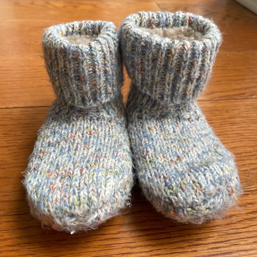 Toddler’s Bombas Knit Slipper Booties